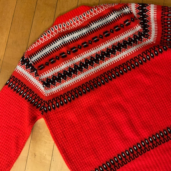 1960’s Vintage Men’s Scandinavian Design by Paul Mage for Robert Bruce Sweater - Picture 4 of 5